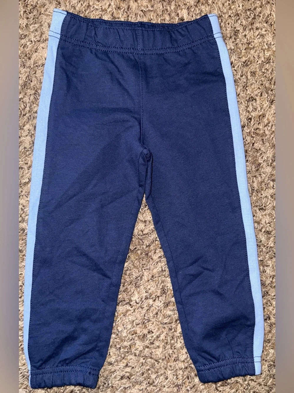 Carter’s Navy & Light Blue Little Champ Sweatshirt and Jogger Set